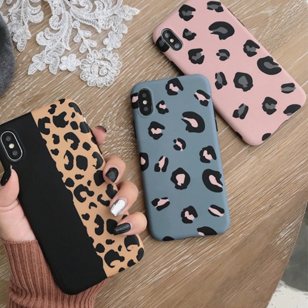 iPhone XR Blue Leopard Print Cell Phone Case Cover - Picture 5 of 5